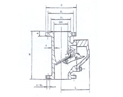 Closed vertical wave valve