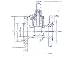 Flange bronze throttle valve